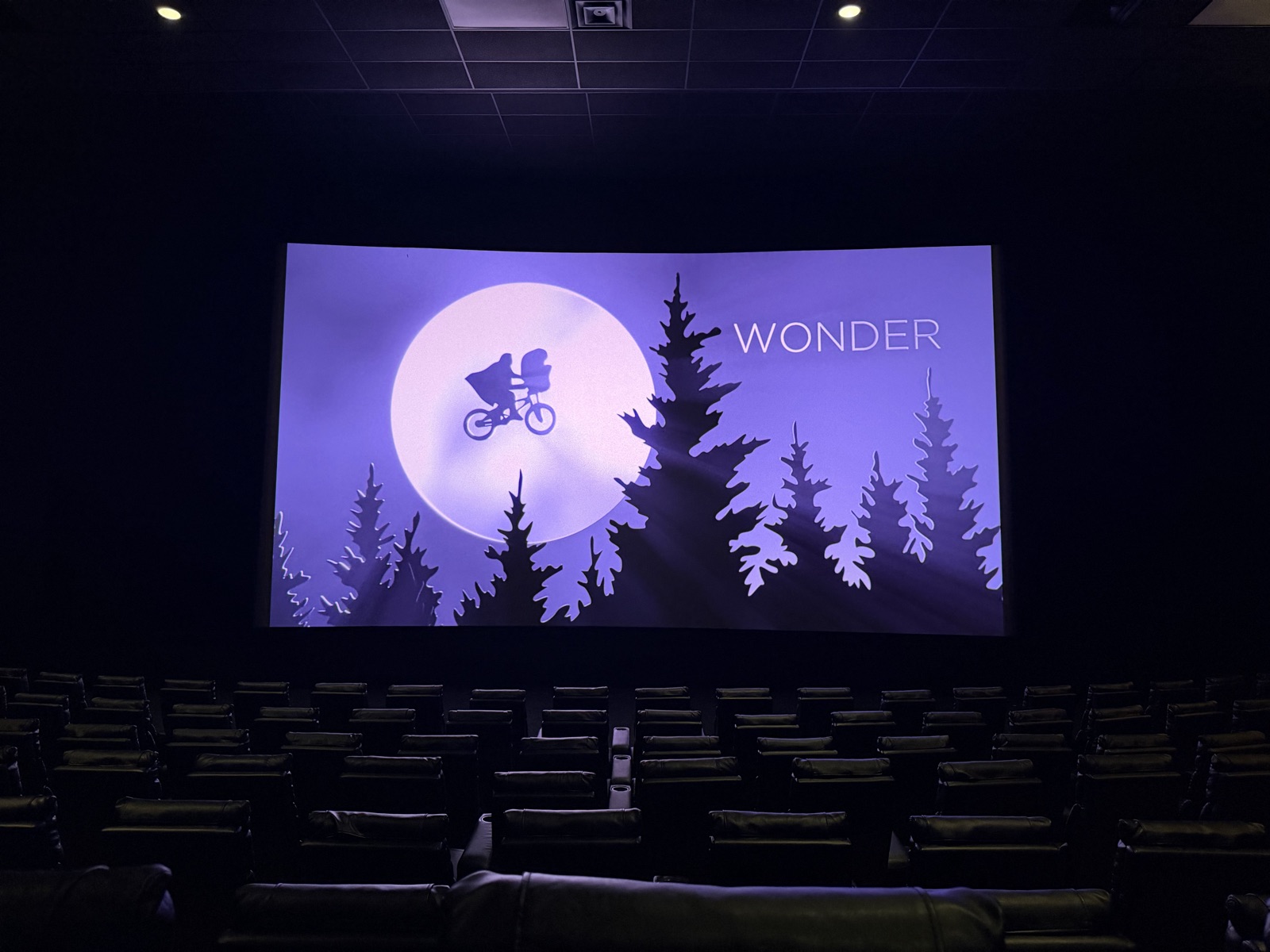 View from seat H8, XL (Auditorium 13) at AMC Empire 25