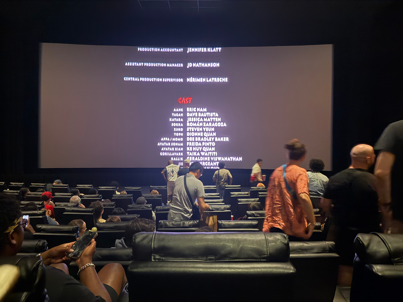 View from seat H7, XL (Auditorium 13) at AMC Empire 25