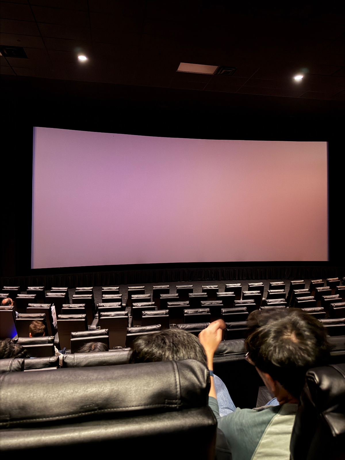 View from seat J14, XL (Auditorium 13) at AMC Empire 25
