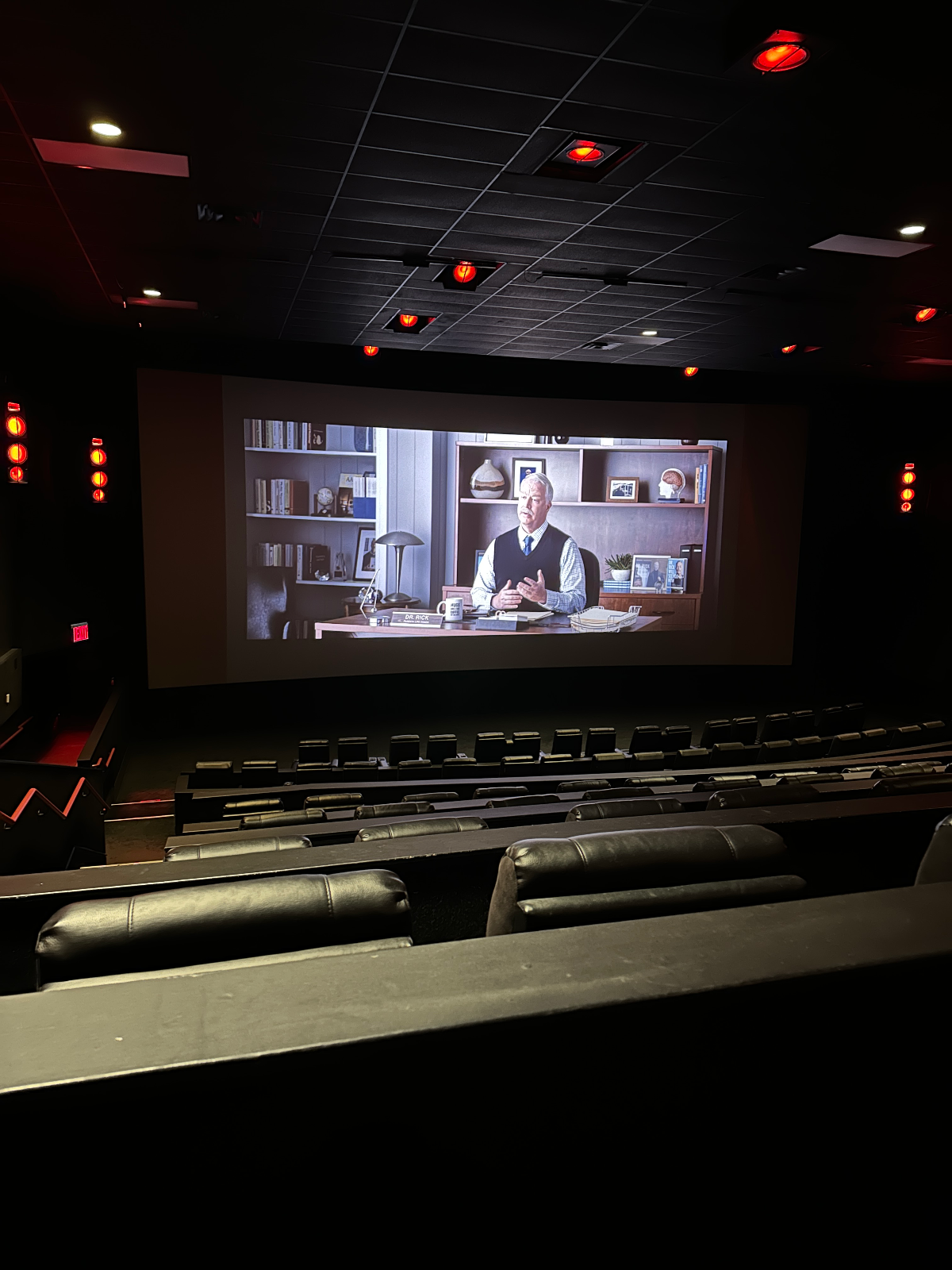 View from seat H20, PRIME at AMC Empire 25