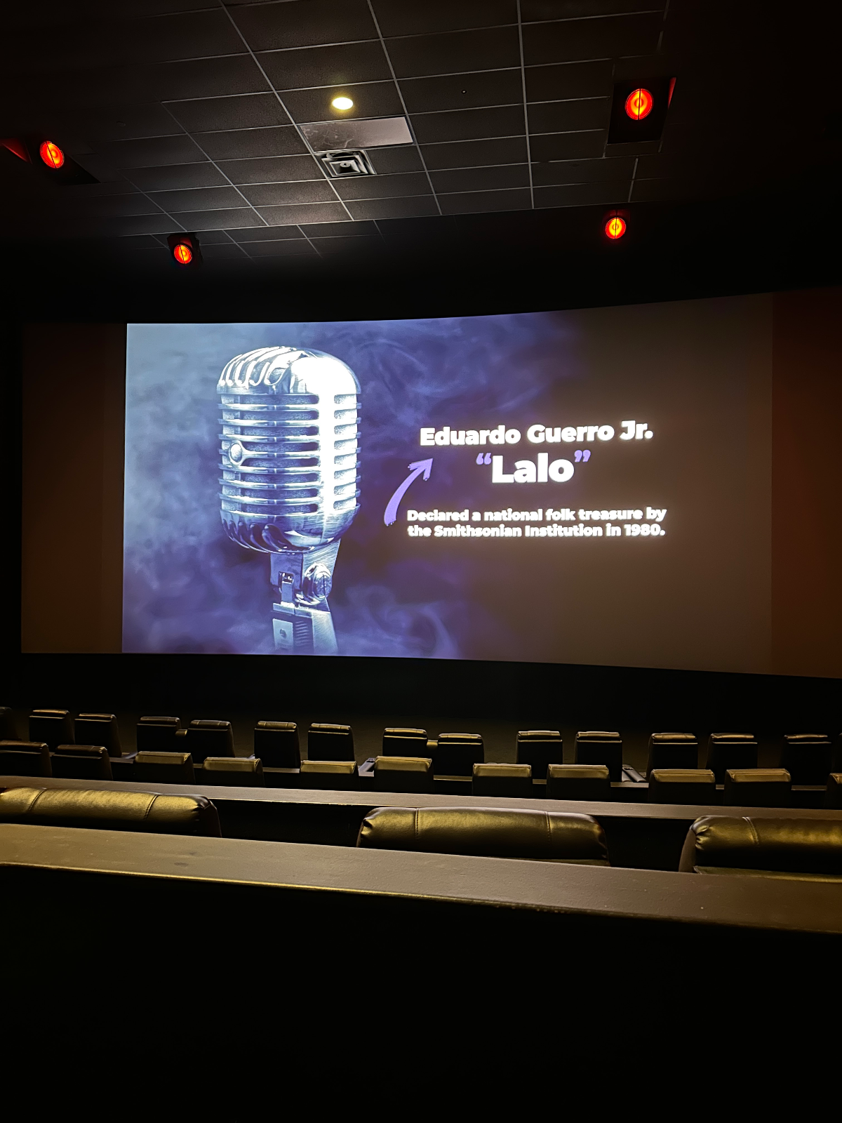 View from seat E6, PRIME at AMC Empire 25