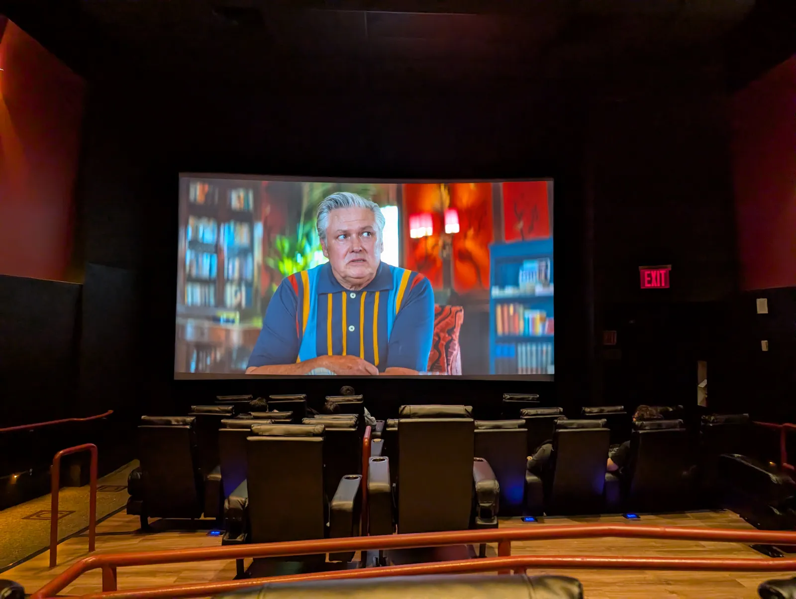 View from seat F5, Auditorium 23 at AMC Empire 25