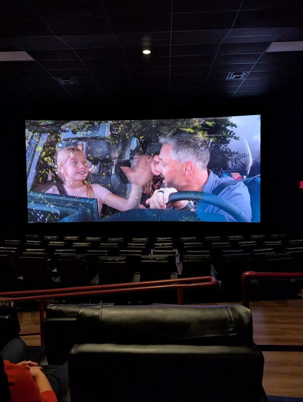 View from seat G5, Auditorium 7 at AMC Empire 25