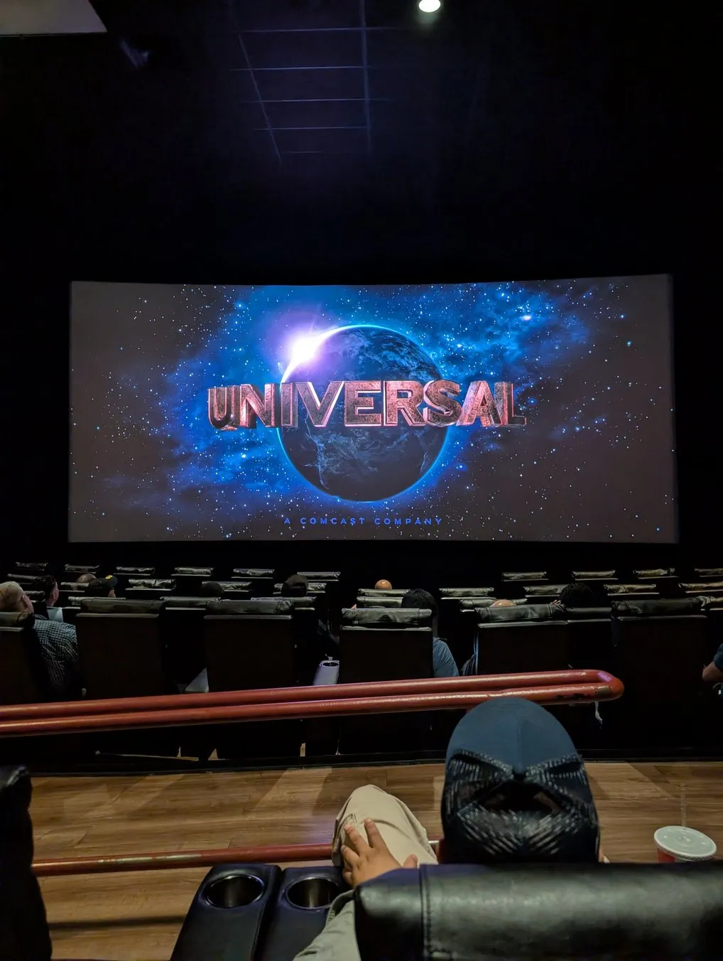 View from seat F6, Auditorium 6 at AMC Empire 25