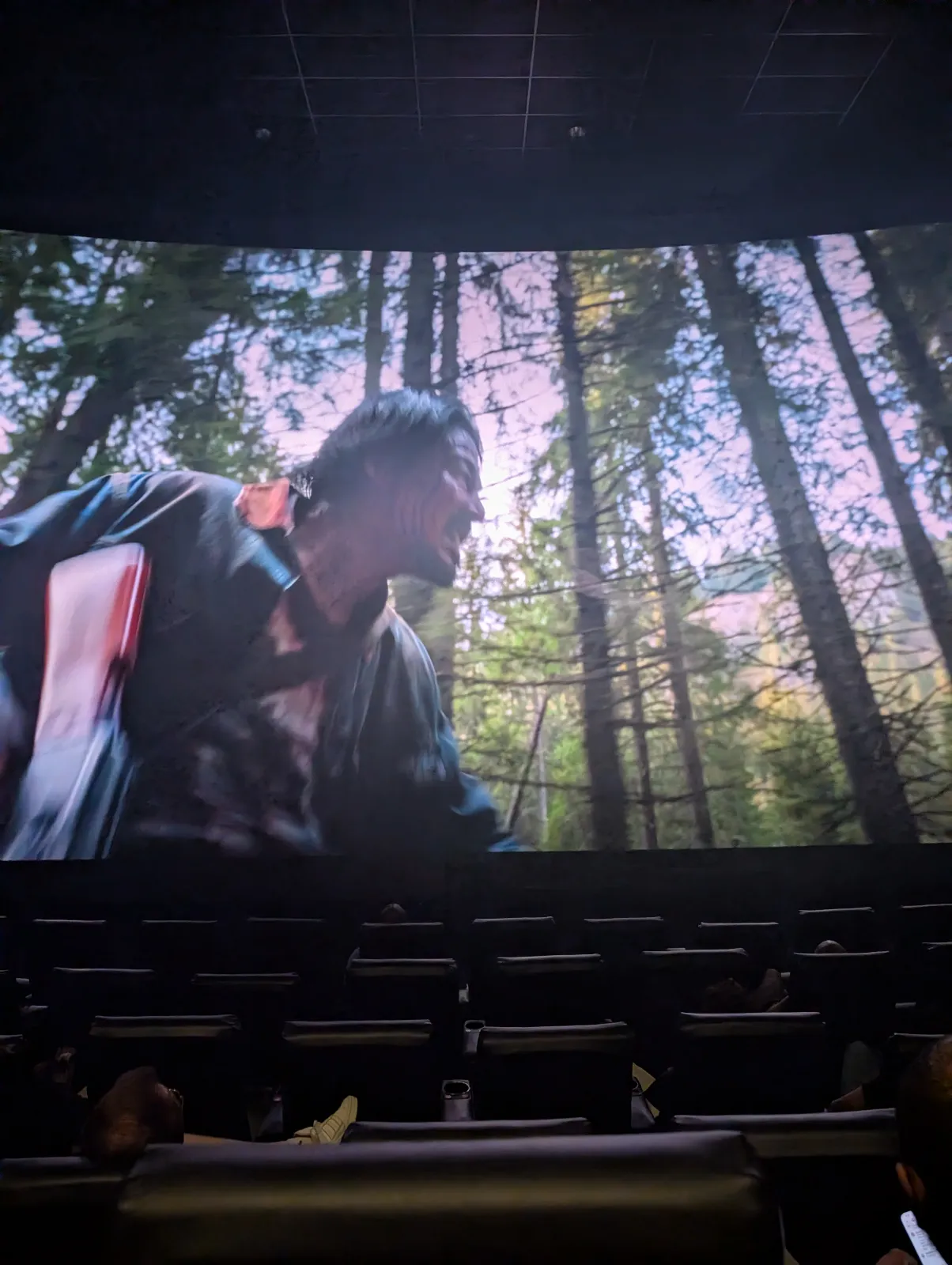 View from seat F10, IMAX (Auditorium 1) at AMC Empire 25