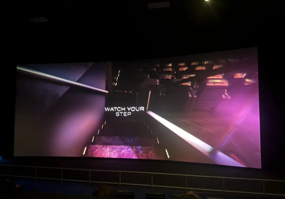 View from seat D4, Dolby Cinema at AMC Empire 25