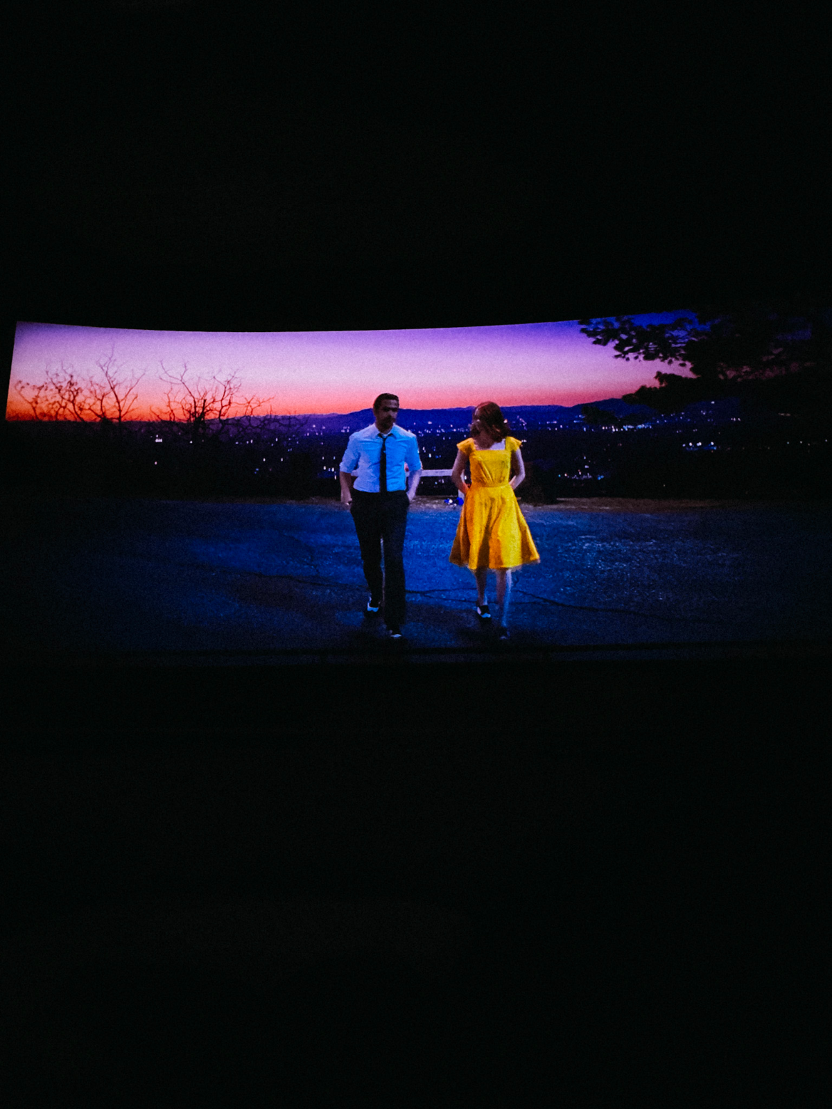 View from seat A10, Dolby Cinema (Auditorium 8) at AMC Empire 25