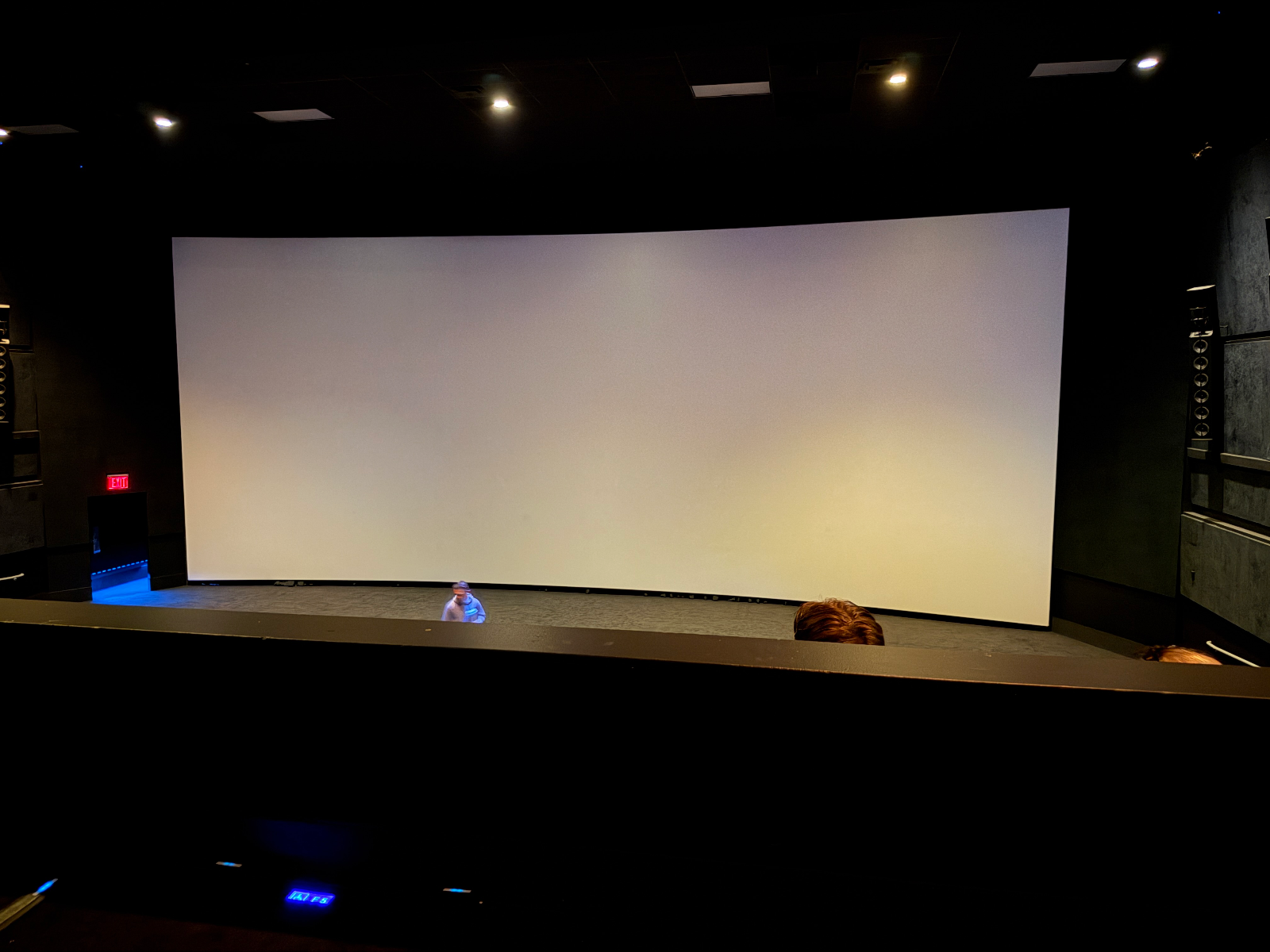 View from seat F4, Dolby Cinema at AMC Empire 25