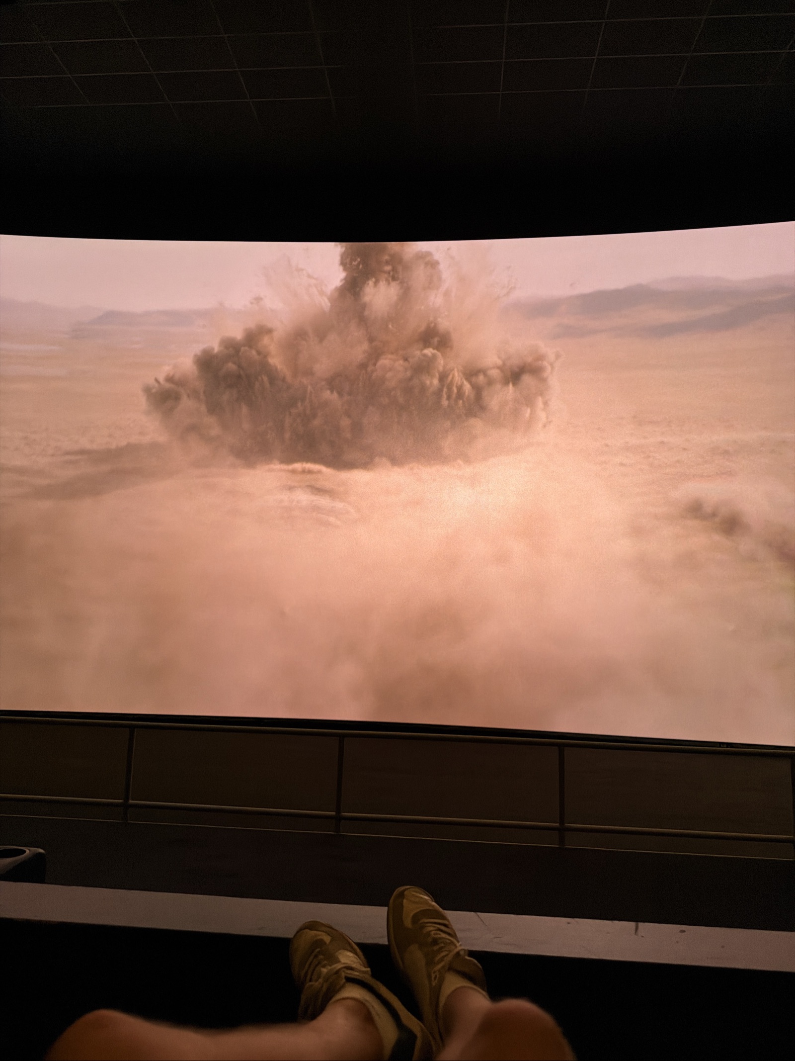 View from seat B9, Dolby Cinema (Auditorium 8) at AMC Empire 25