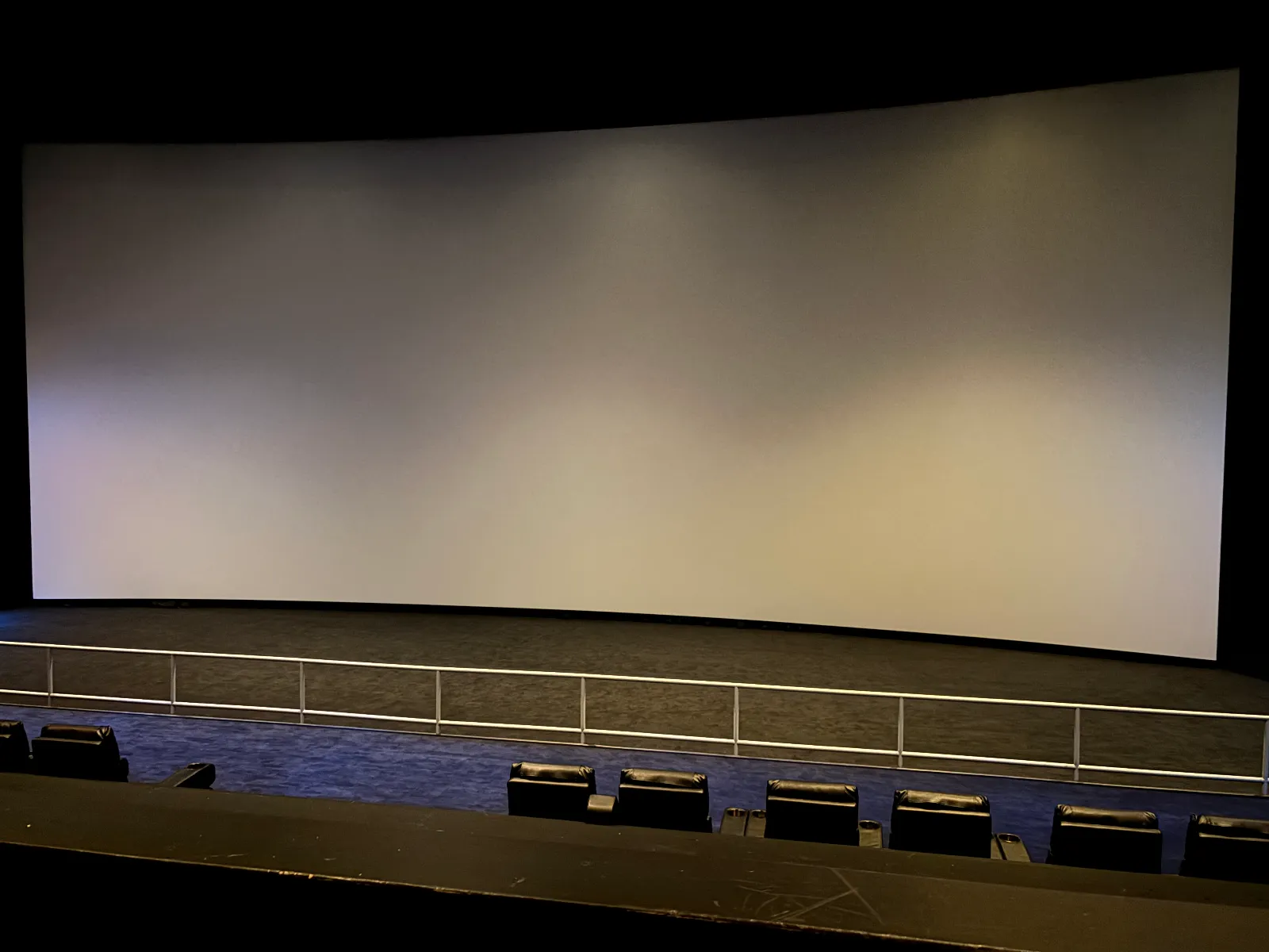 View from seat D5, Dolby Cinema (Auditorium 8) at AMC Empire 25