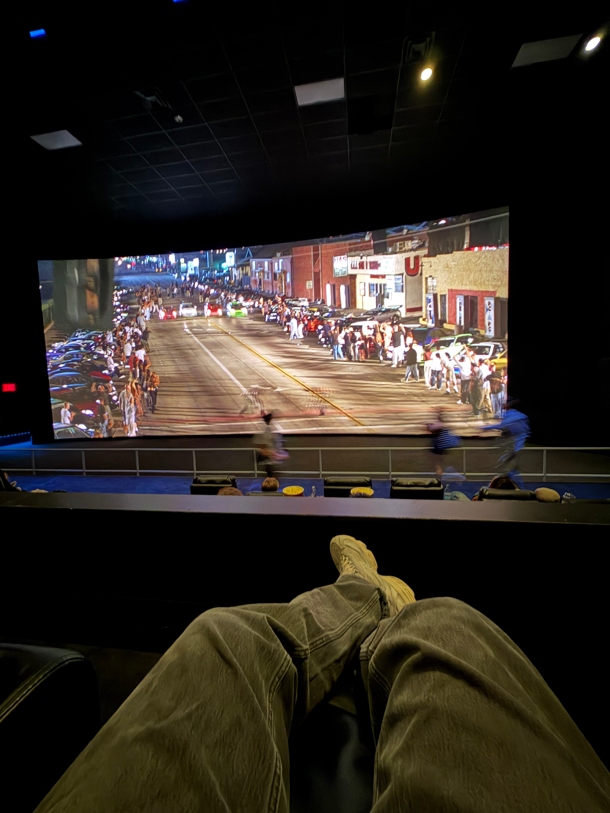 View from seat C5, Dolby Cinema at AMC Empire 25