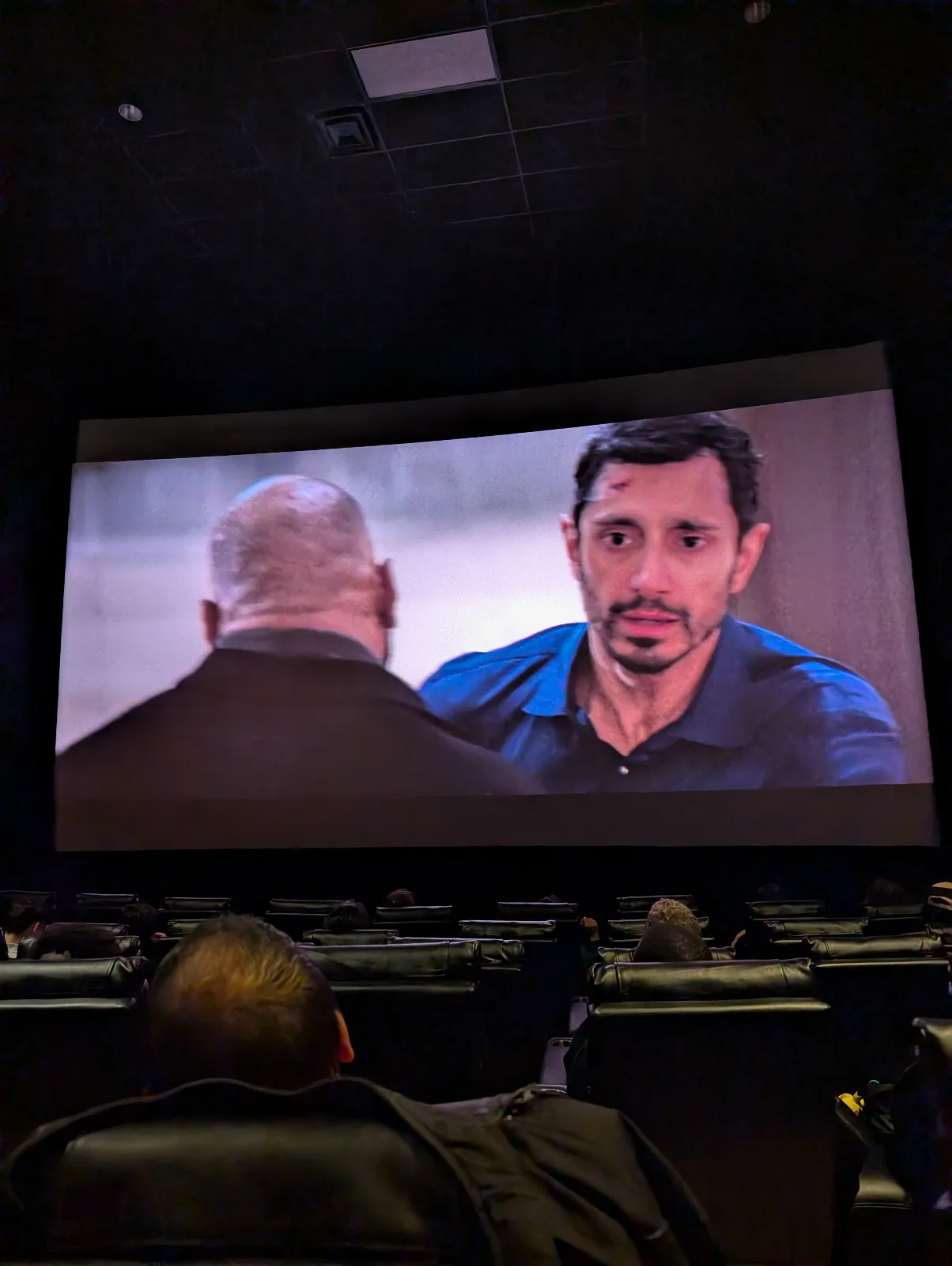 View from seat F6, XL (Auditorium 14) at AMC Empire 25