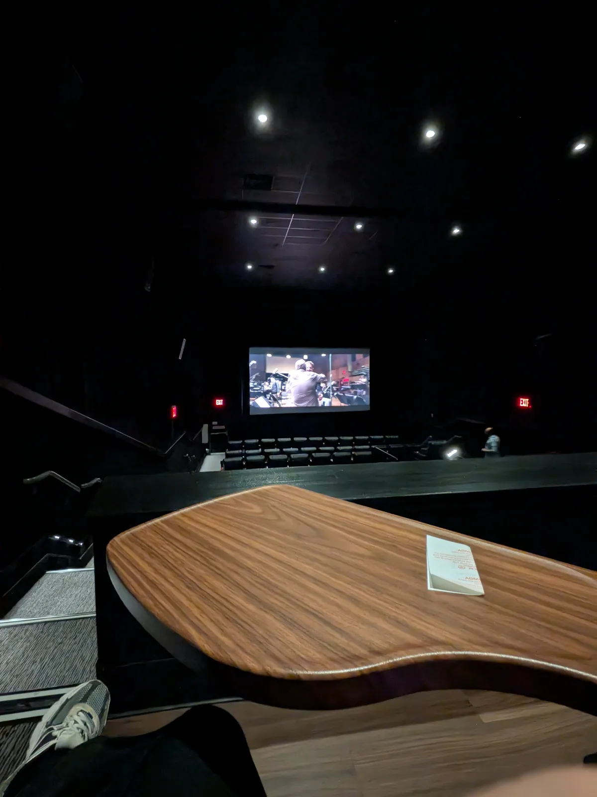 View from seat H8, Auditorium 9 at Regal UA Kaufman Astoria