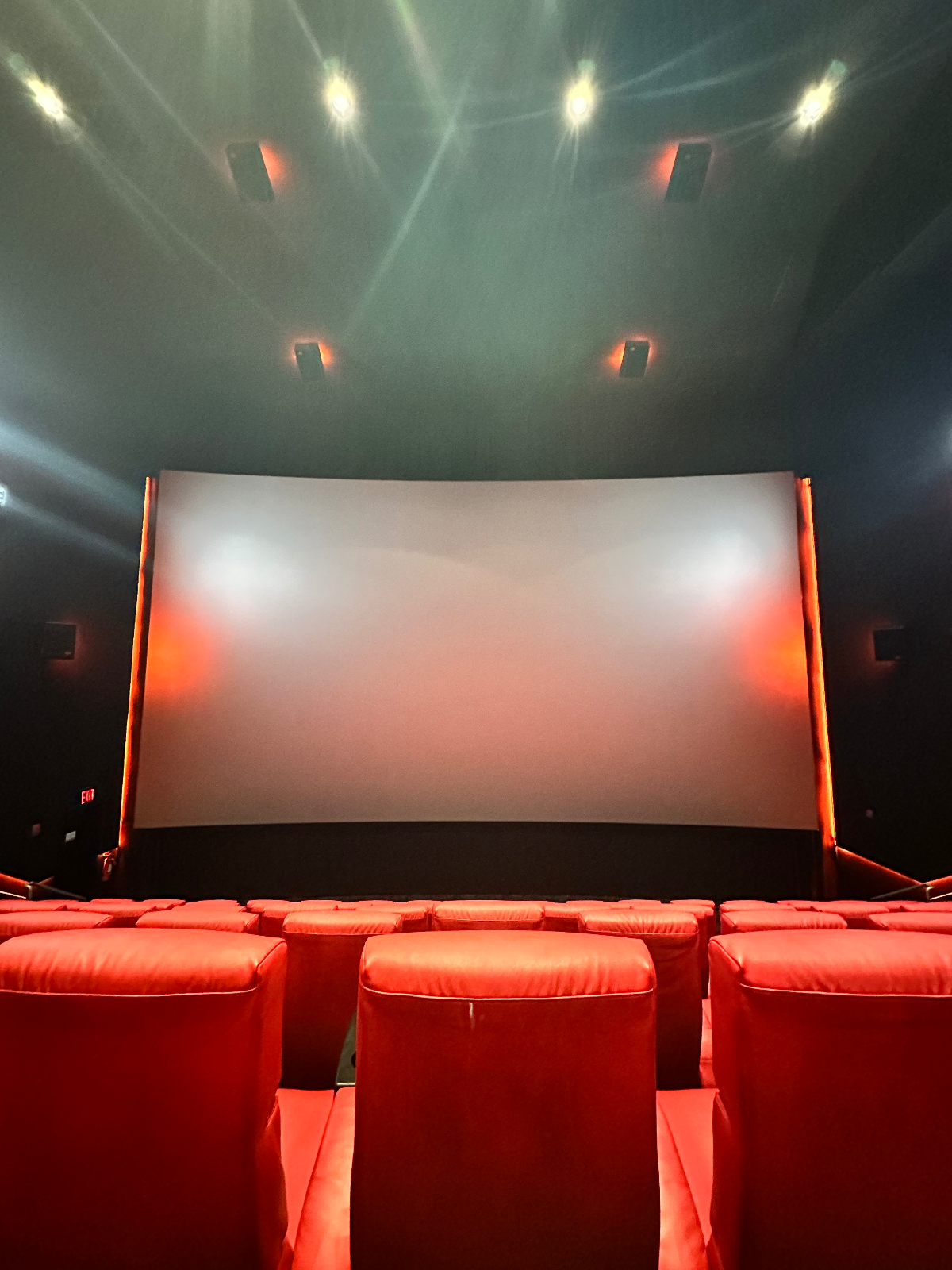 View from seat G10, RPX (Auditorium 13) at Regal Union Square