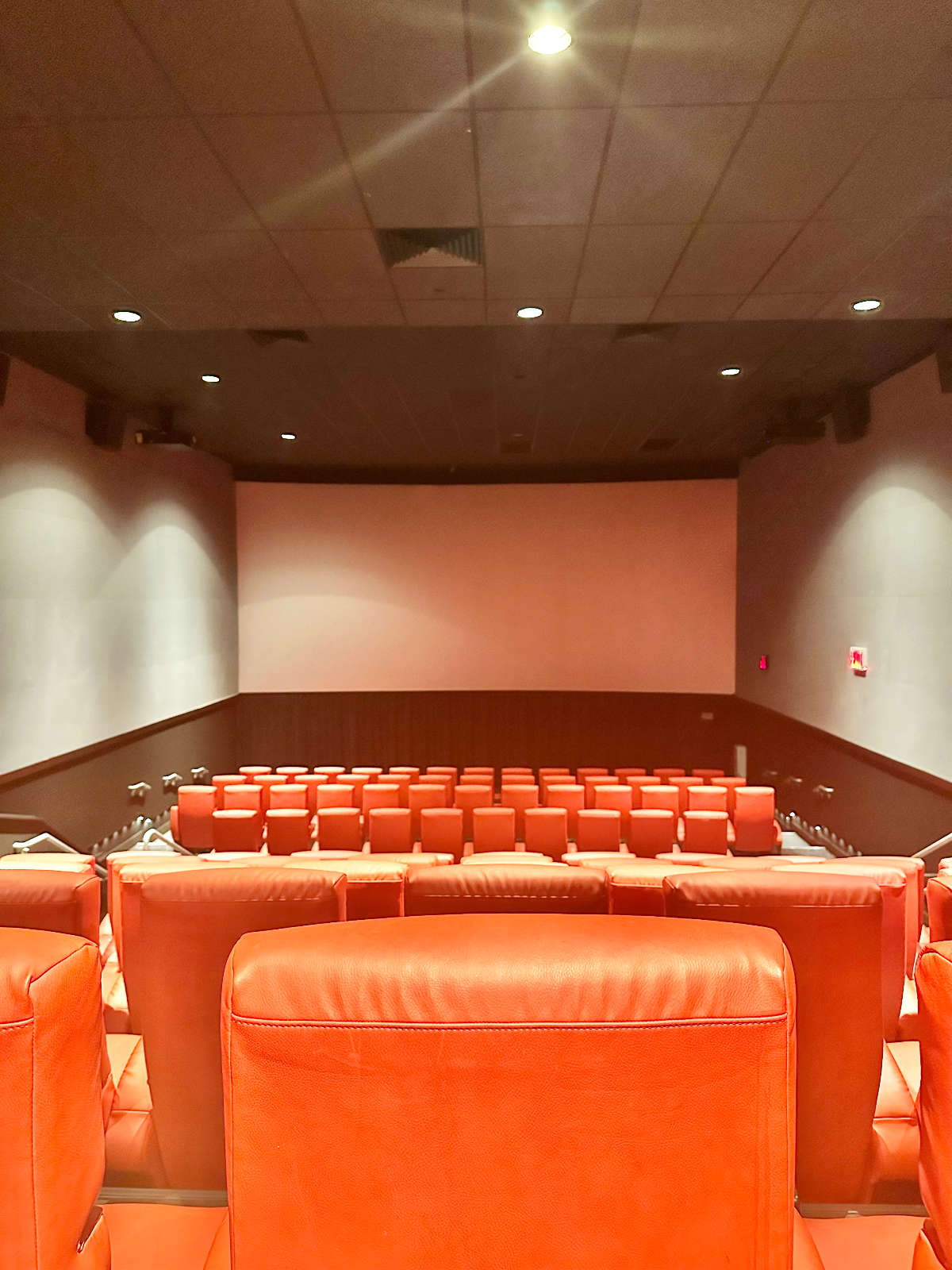 View from seat K6, ScreenX at Regal Union Square
