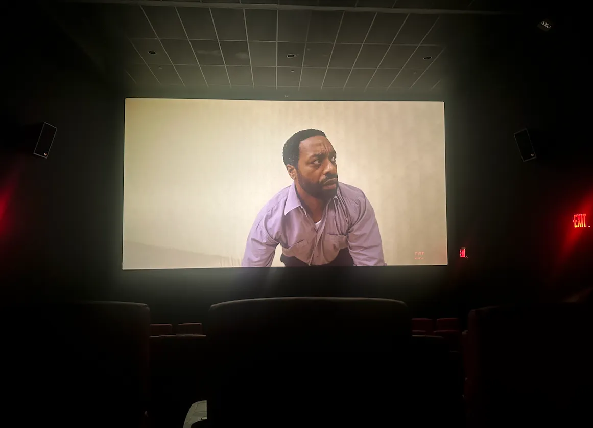 View from seat G7, Auditorium 8 at Regal Union Square