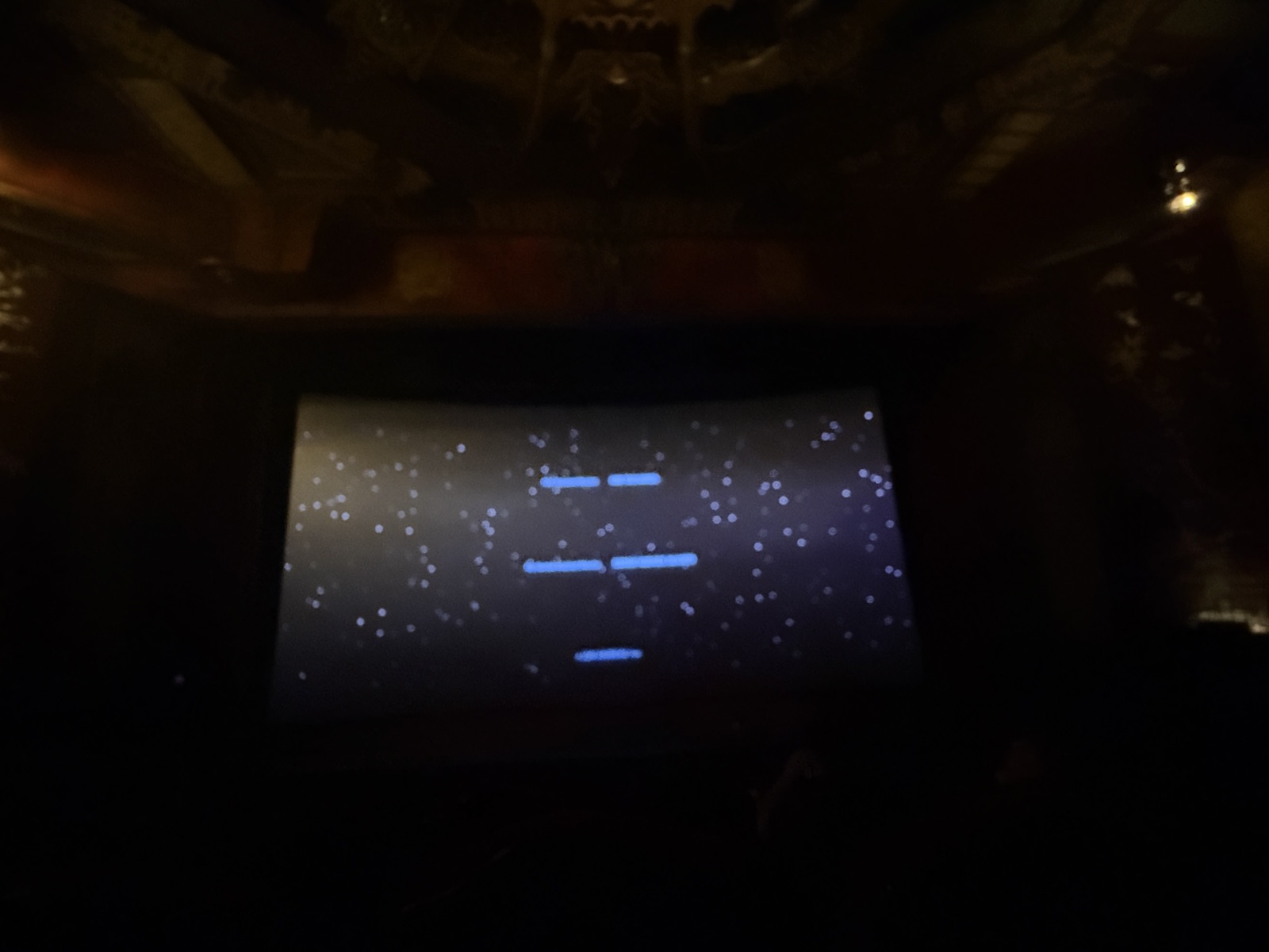 View from seat P414, IMAX at TCL Chinese Theatre