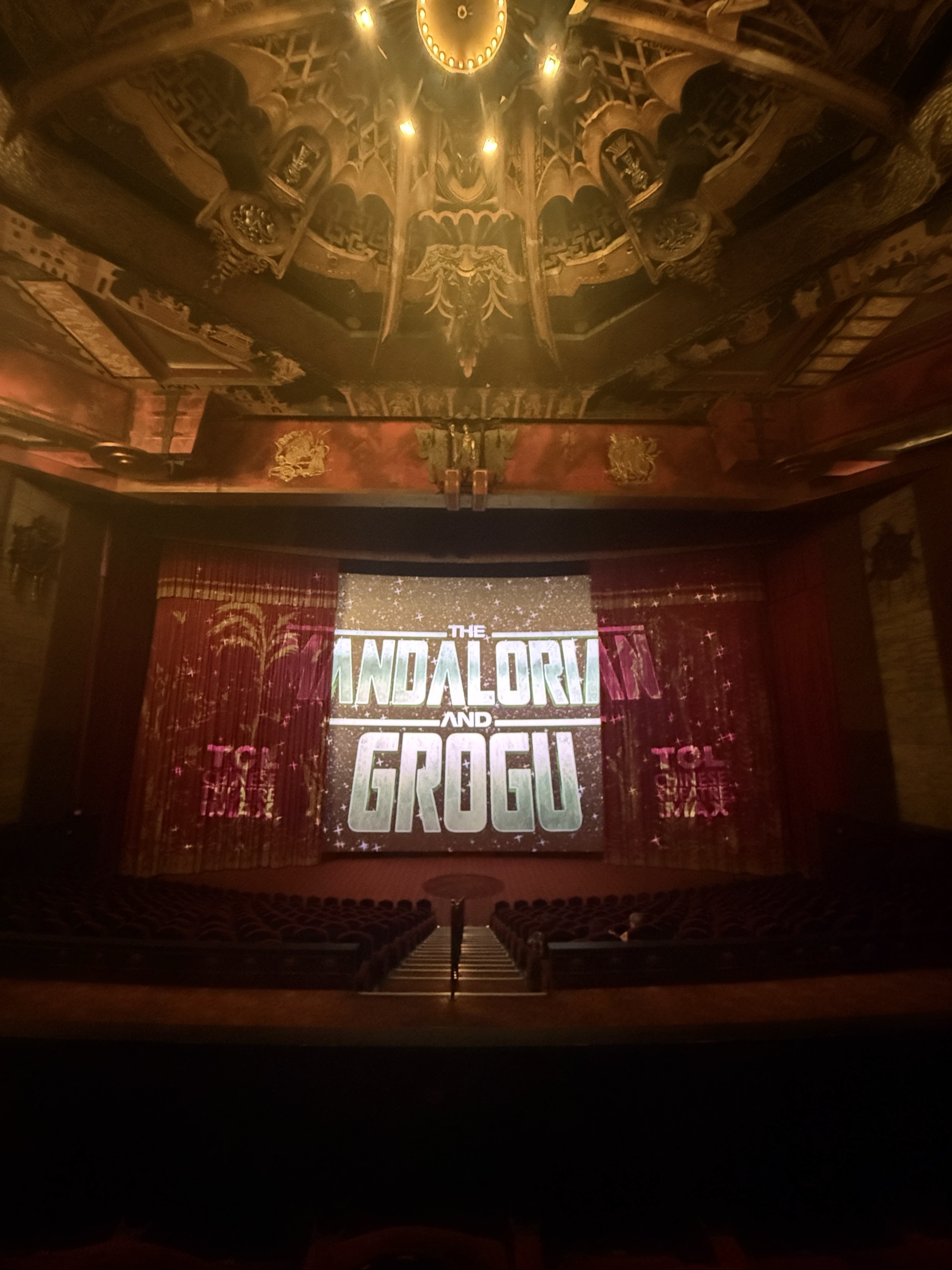 View from seat P413, IMAX at TCL Chinese Theatre